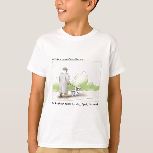 ロンドンのタイムズの漫画Tシャツ Tシャツ (正面)