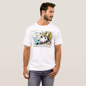 ロンドンのタイムズの漫画Tシャツ Tシャツ (正面フル)