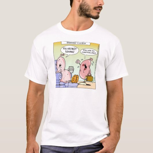 ロンドンのタイムズの漫画Tシャツ Tシャツ (正面)
