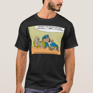ロンドンのタイムズの漫画Tシャツ Tシャツ