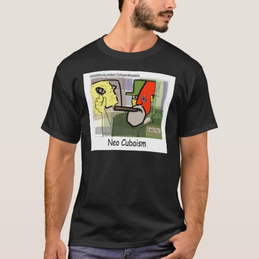 ロンドンのタイムズの漫画Tシャツ Tシャツ (正面)