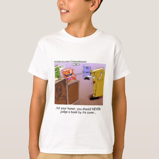 ロンドンのタイムズの漫画Tシャツ Tシャツ (正面)