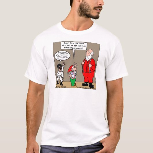 ロンドンのタイムズ カートゥーンティーシャツ Tシャツ (正面)