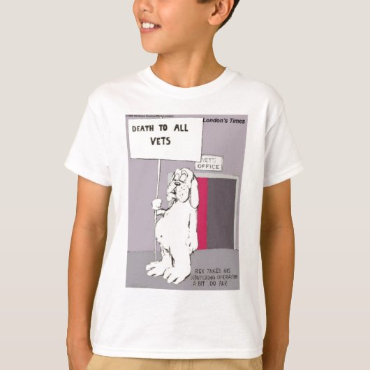 ロンドンのタイムズ カートゥーンティーシャツ Tシャツ (正面)