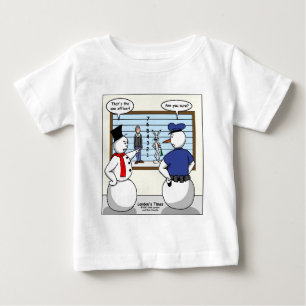 ロンドンのタイムズ カートゥーンTシャツ ベビーTシャツ