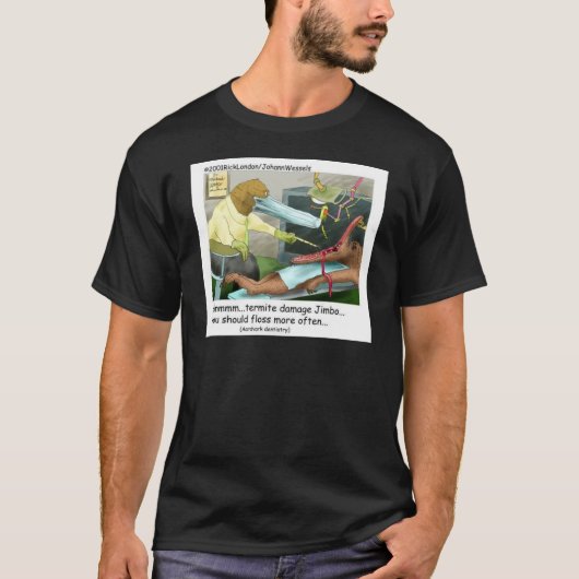 ロンドンのタイムズ カートゥーンTシャツ Tシャツ (正面)