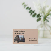 ロンドンのタクシーの名刺 名刺 (スタンド正面)