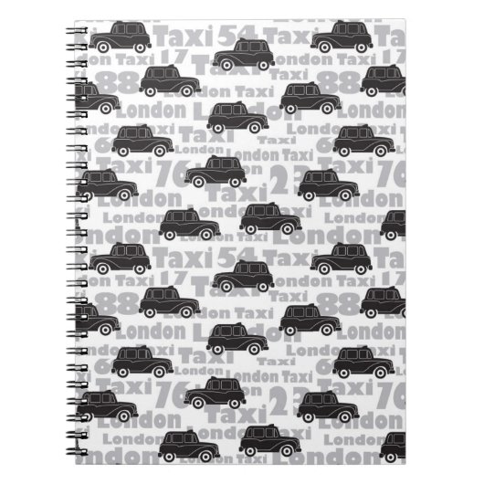 ロンドンのタクシー ノートブック (正面)
