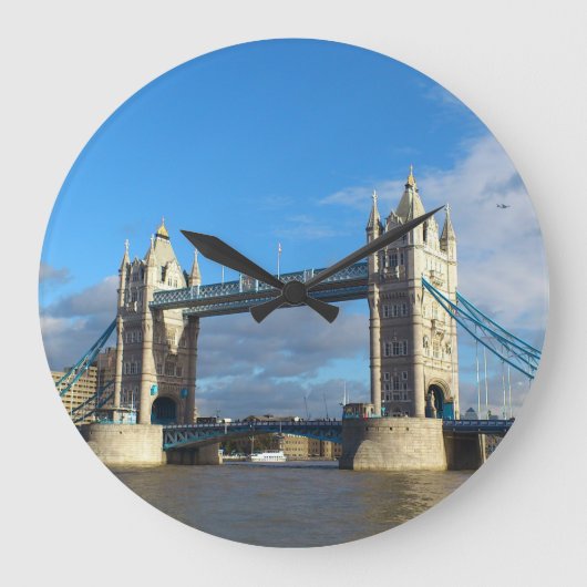 ロンドンのタワーブリッジの時計 ラージ壁時計 (正面)