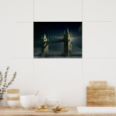 ロンドンのタワーブリッジ ポスター (キッチン)