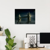 ロンドンのタワーブリッジ ポスター (ホームオフィス)