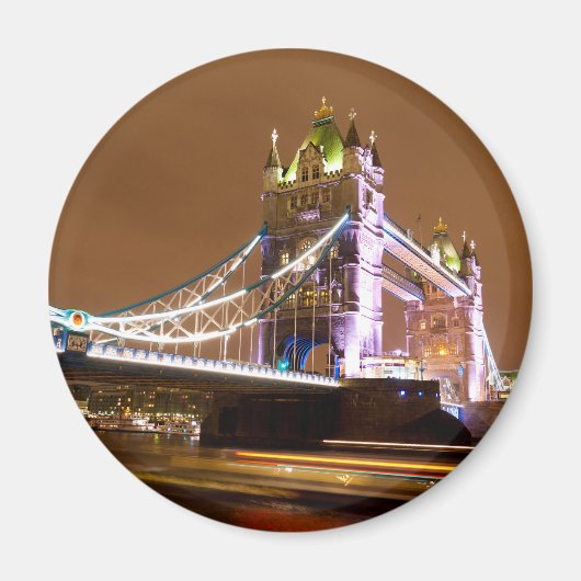 ロンドンのタワーブリッジ マグネット (正面)