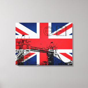 ロンドンのタワー橋 キャンバスプリント