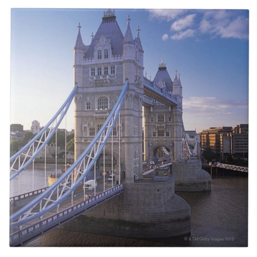 ロンドンのタワー橋 タイル (正面)