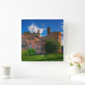 ロンドンのダルハウジー城 スクエア壁時計 (ホーム)