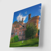 ロンドンのダルハウジー城 スクエア壁時計 (傾斜)