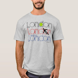 ロンドンのテニスのウィンブルドンのTシャツ Tシャツ