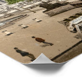 ロンドンのトラファルガー広場 (1900) ポスター (角)