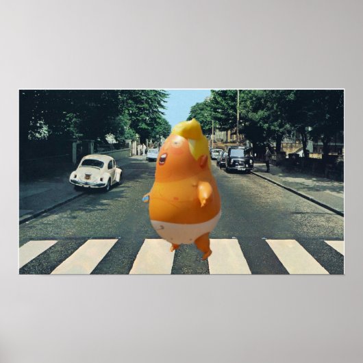 ロンドンのトランプ ポスター (正面)