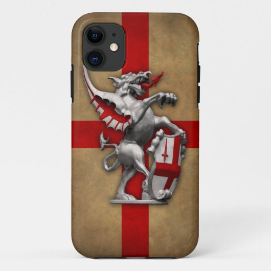 ロンドンのドラゴンの都市 Case-Mate iPhoneケース (裏面)