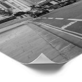 ロンドンのバスとセントポール大聖堂 ポスター (角)