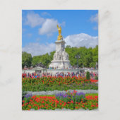 ロンドンのバッキンガム宮殿ビクトリア・メモリアル ポストカード (正面)