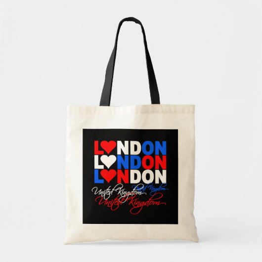 ロンドンのバッグ トートバッグ (正面)