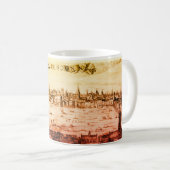 ロンドンのパノラマ1616 コーヒーマグカップ (正面右)
