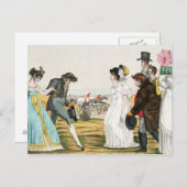 ロンドンのパリジェンヌ ポストカード (正面/裏面)