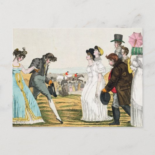 ロンドンのパリジェンヌ ポストカード (正面)