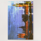 ロンドンのビッグベンと議会の家 ジグソーパズル (縦)