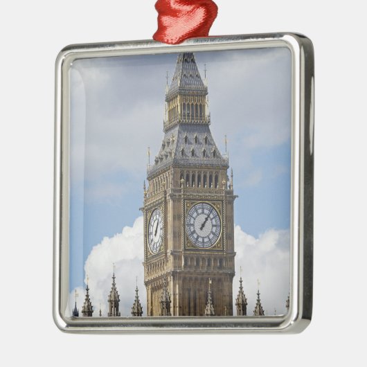 ロンドンのビッグベンと議会の議事堂 メタルオーナメント (左)