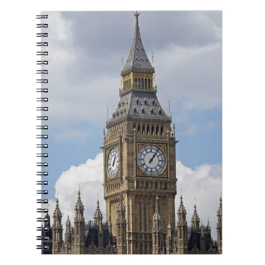 ロンドンのビッグベンと議会 ノートブック (正面)