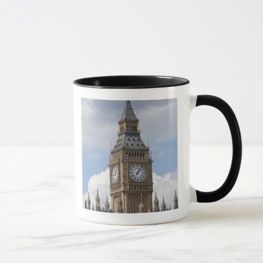 ロンドンのビッグベンと議会 マグカップ (右)