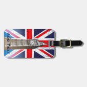 ロンドンのビッグベン ラゲッジタグ (正面横)