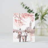 ロンドンのファミリータイム ポストカード (スタンド正面)