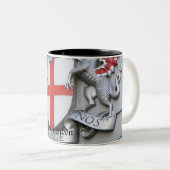 ロンドンのマグの都市 ツートーンマグカップ (正面右)