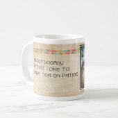 ロンドンのマグカップでお茶を飲むのが好き コーヒーマグカップ (正面左)