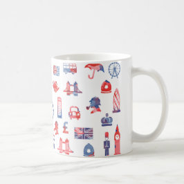 ロンドンのマグ-ロンドンのギフト-ロンドンの記念品-ギフト コーヒーマグカップ