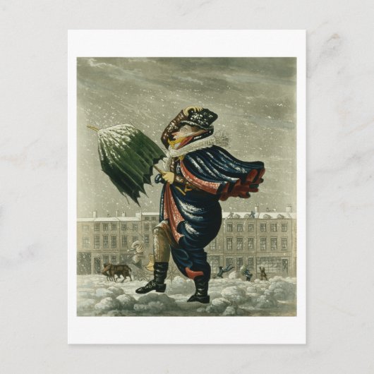 ロンドンのメリークリスマスそして明けましておめでとう、 シーズンポストカード (正面)