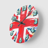 ロンドンのランドマーク、ビッグ・ベン・ウェストミンスター・イングランド ラウンド壁時計 (傾斜)