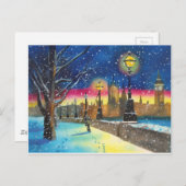 ロンドンのランプリターはゴードン・ブルース・アートを責める ポストカード (正面/裏面)