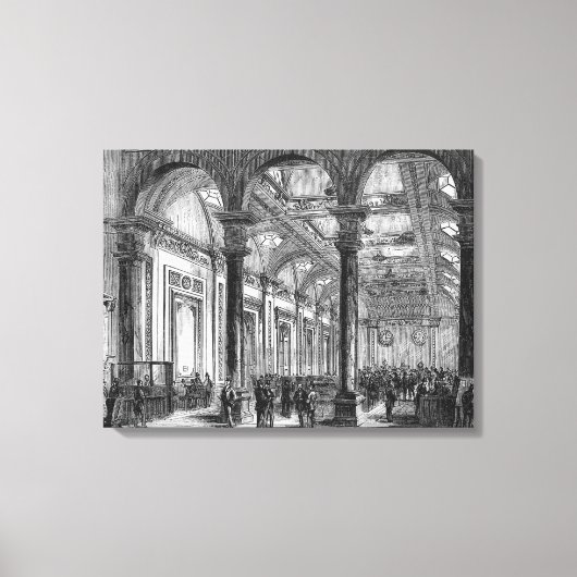 ロンドンのロイドインテリア キャンバスプリント (正面)