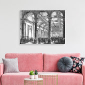 ロンドンのロイドインテリア キャンバスプリント (インサイチュ (リビング))