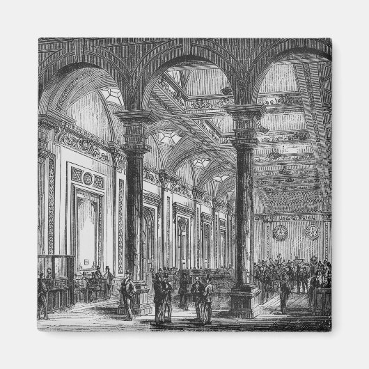 ロンドンのロイドインテリア マグネット (正面)