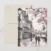 ロンドンのロマンス ポストカード (正面/裏面)