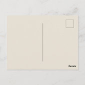 ロンドンのロマンス ポストカード (裏面)