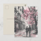 ロンドンのロマンス ポストカード (正面/裏面)