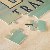 ロンドンのヴィンテージのポスターを参照 ジグソーパズル (側面)