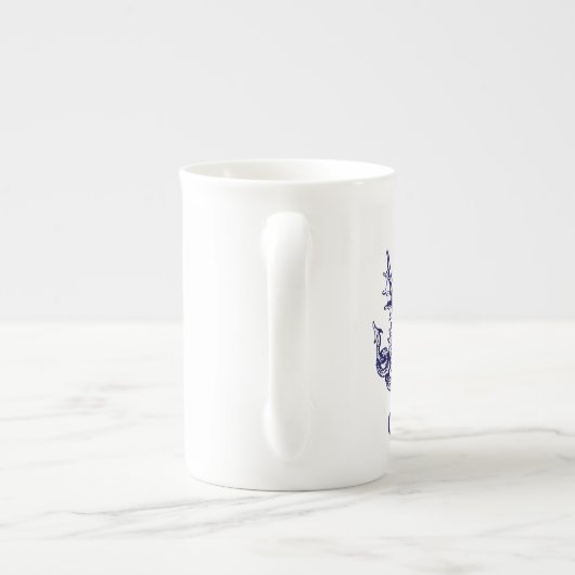 ロンドンのヴィンテージ、紋章付き外衣、イギリスイギリス市 ボーンチャイナマグカップ (裏面)